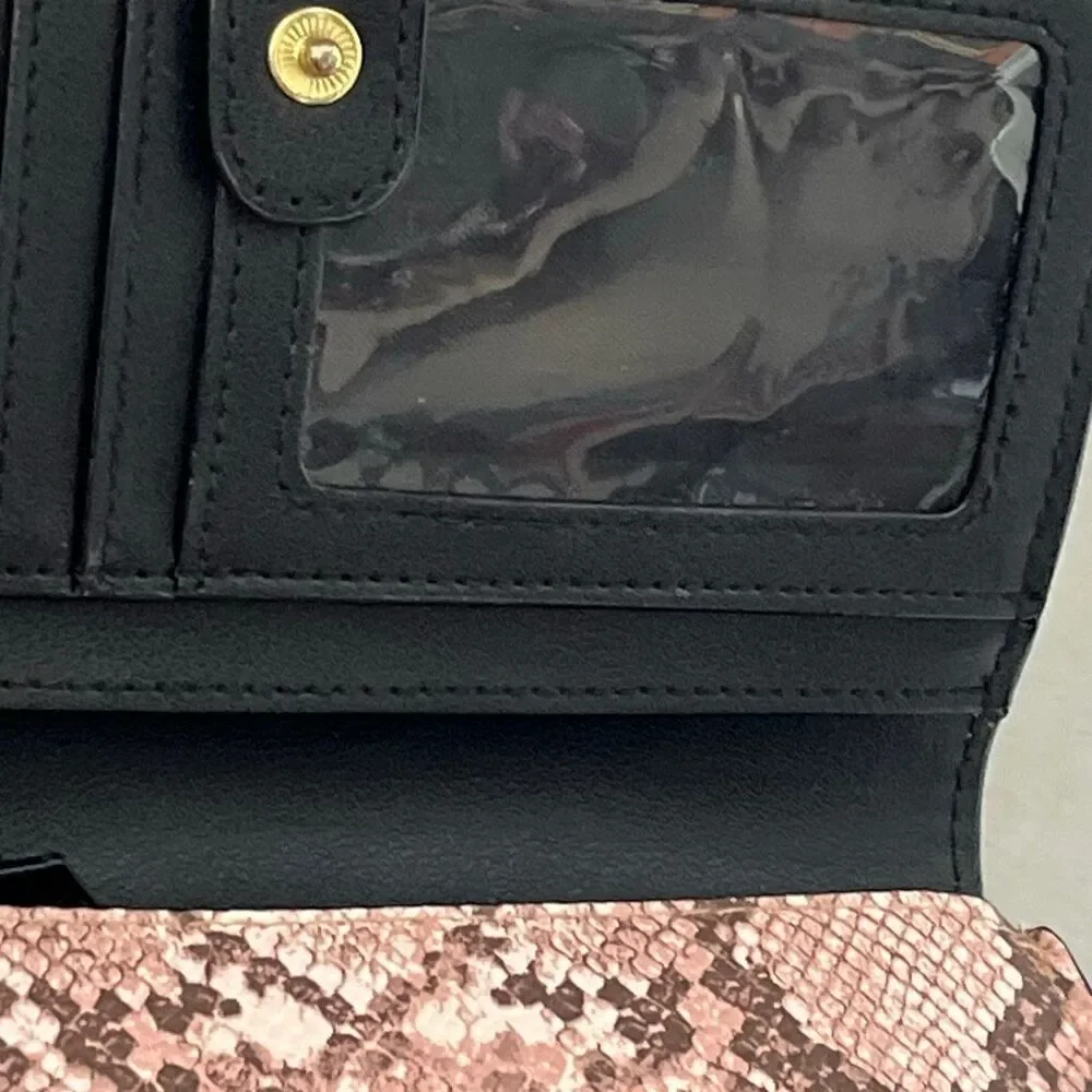 Victoria's Secret Women's Multicolor Exotic Python‎ Tech Wristlet Wallet